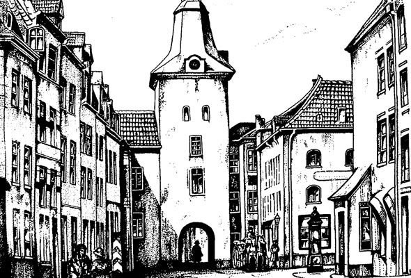 Moers - Tusche auf Papier